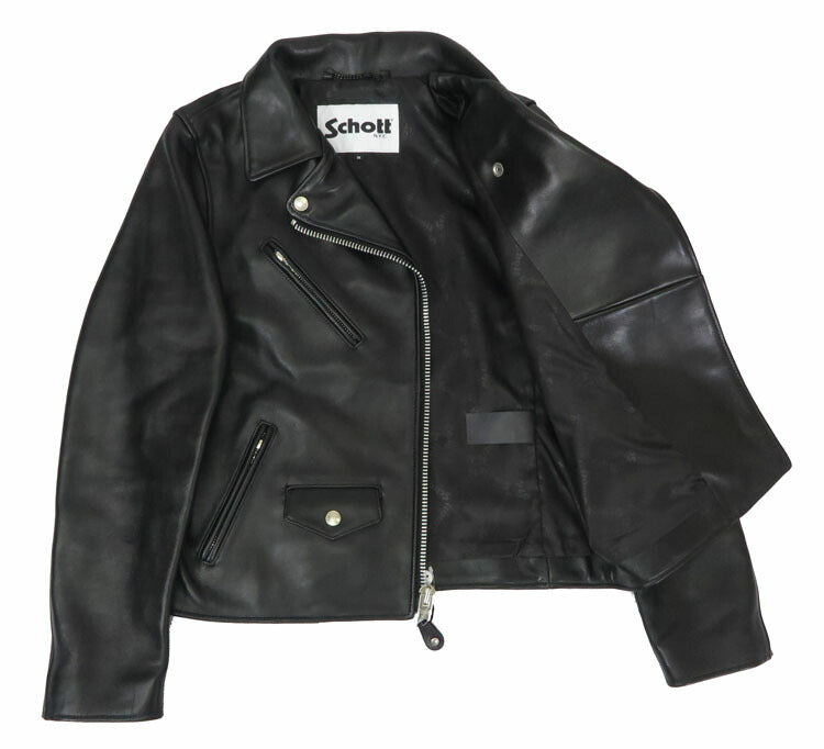Schott Schott Lammleder Doppel-Lederjacke Damen Schafsleder 3221005
