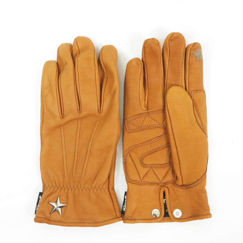ช็อต Schott ถุงมือหนัง ONESTAR GLOVE วอนสตาร์ หนังวัว sch4970042