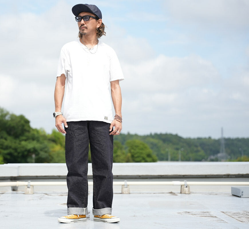 ダルチザン ステュディオ・ダ・ルチザン STUDIO D'ARTISAN 15oz リラックス ワイドストレート ジーンズ SD-104 【2026年春夏新作】