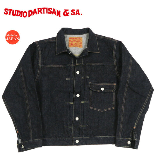 STUDIO D'ARTISAN Jaket Denim Ishikawadai 13,5oz Tipe Pertama SD-4111【Koleksi Musim Semi/Musim Panas 2026】