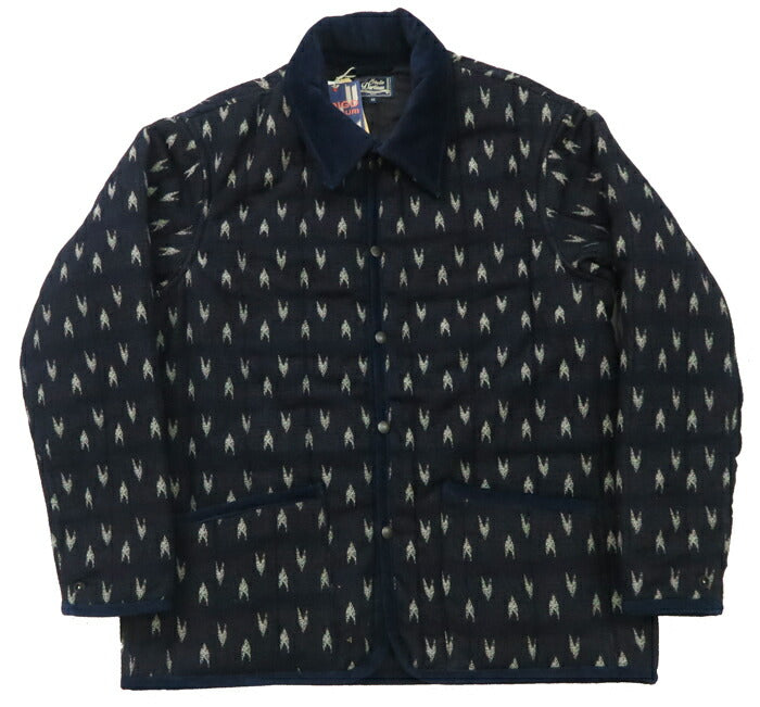 STUDIO D'ARTISAN Yagasuri Indigo Sashiko Steppjacke 4597