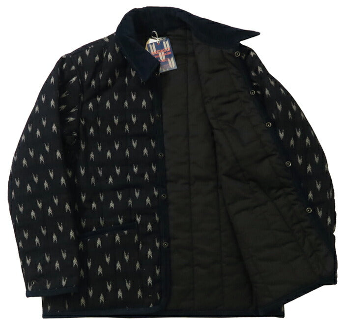STUDIO D'ARTISAN Yagasuri Indigo Sashiko Steppjacke 4597