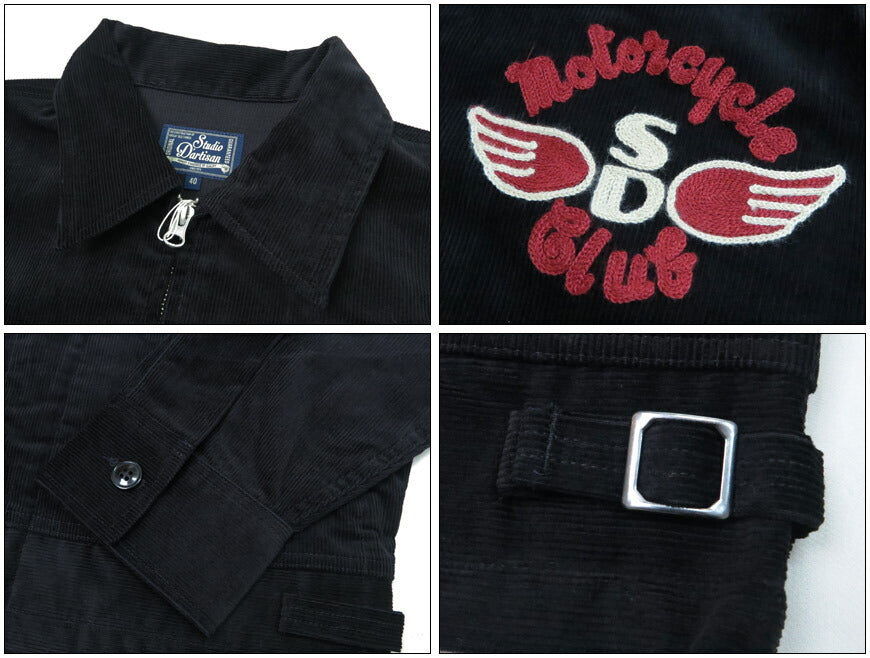 ดัลชิซาน สตูดิโอ ดาร์ติซาน STUDIO D'ARTISAN แจ็กเก็ตผ้าคอร์ดูรอย ปักลาย SD4602