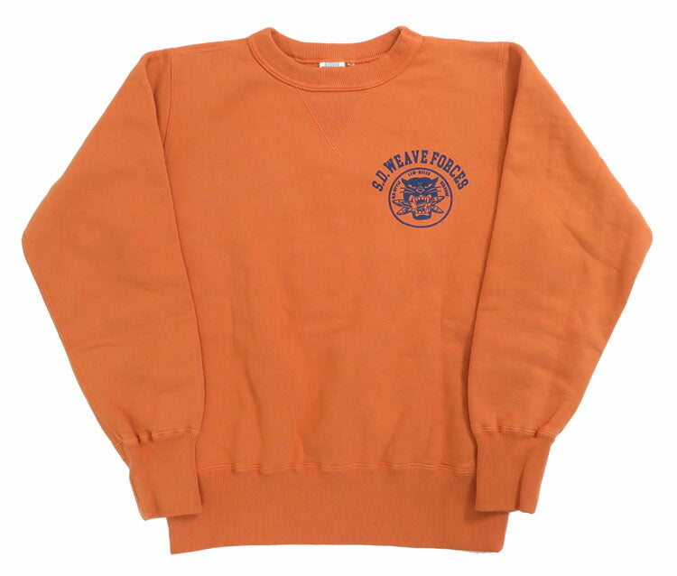 ダルチザン ステュディオ・ダ・ルチザン STUDIO D'ARTISAN クルーネック プリント スウェット "S.D.WEAVE FORCES" 8156A
