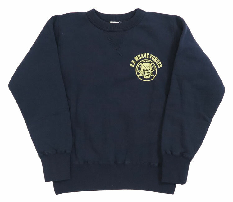 ダルチザン ステュディオ・ダ・ルチザン STUDIO D'ARTISAN クルーネック プリント スウェット "S.D.WEAVE FORCES" 8156A