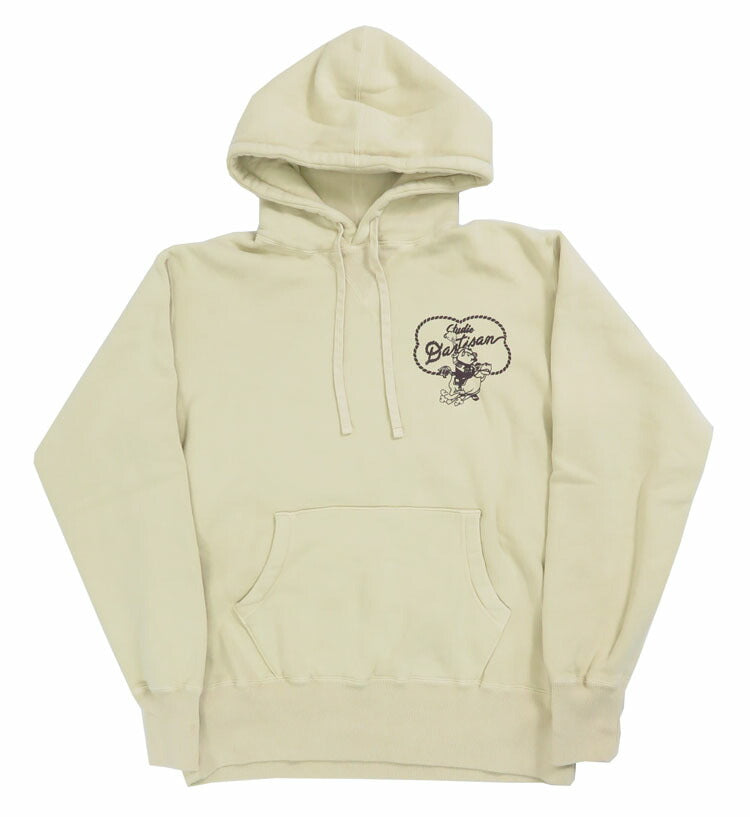 ダルチザン ステュディオ・ダ・ルチザン STUDIO D'ARTISAN 長袖 プリント パーカー "DENIM HUNTER" 8157A
