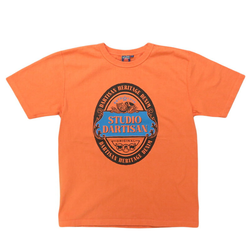 ダルチザン ステュディオ・ダ・ルチザン STUDIO D'ARTISAN 半袖 吊り編み プリント Tシャツ 8179B