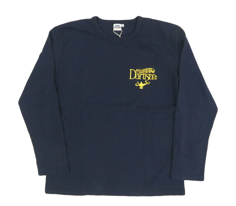 ダルチザン ステュディオ・ダ・ルチザン STUDIO D'ARTISAN 長袖 プリント Tシャツ "GENIE DENIM" 8195A
