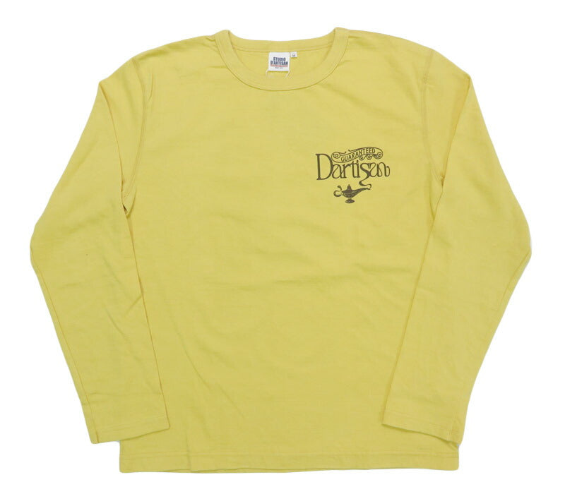 ダルチザン ステュディオ・ダ・ルチザン STUDIO D'ARTISAN 長袖 プリント Tシャツ "GENIE DENIM" 8195A