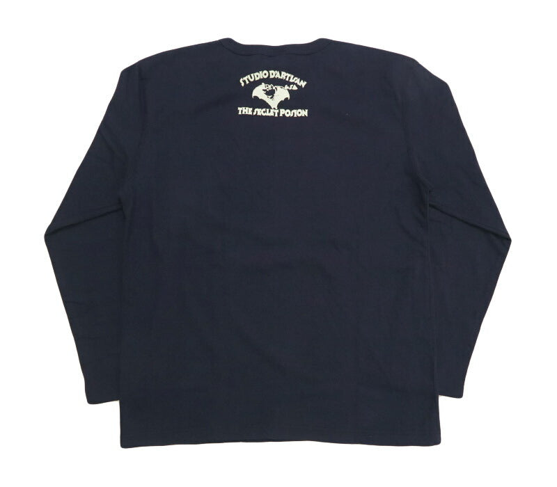 ダルチザン ステュディオ・ダ・ルチザン STUDIO D'ARTISAN 長袖 プリント Tシャツ "THE SECLET POSION" 8195B