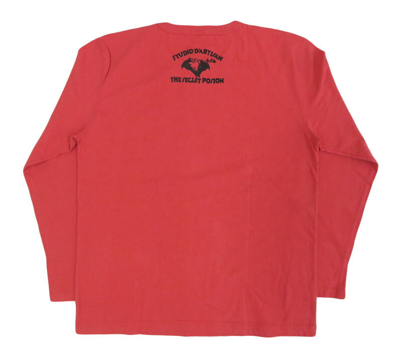ダルチザン ステュディオ・ダ・ルチザン STUDIO D'ARTISAN 長袖 プリント Tシャツ "THE SECLET POSION" 8195B