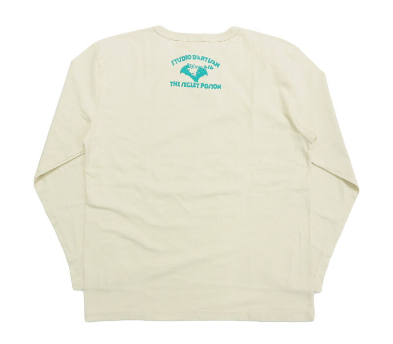 ダルチザン ステュディオ・ダ・ルチザン STUDIO D'ARTISAN 長袖 プリント Tシャツ "THE SECLET POSION" 8195B