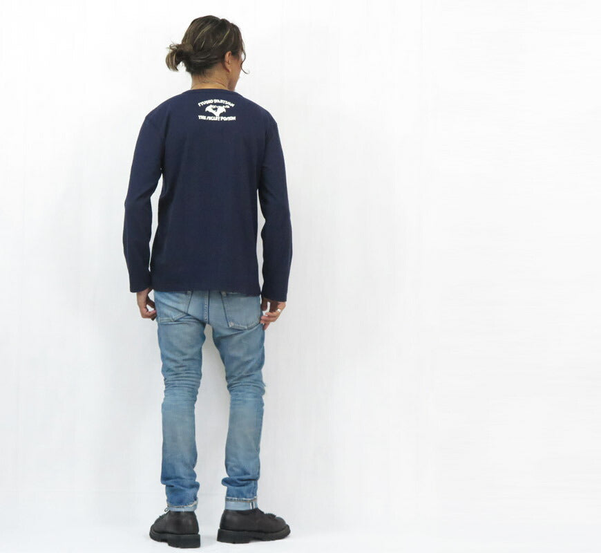 ダルチザン ステュディオ・ダ・ルチザン STUDIO D'ARTISAN 長袖 プリント Tシャツ "THE SECLET POSION" 8195B