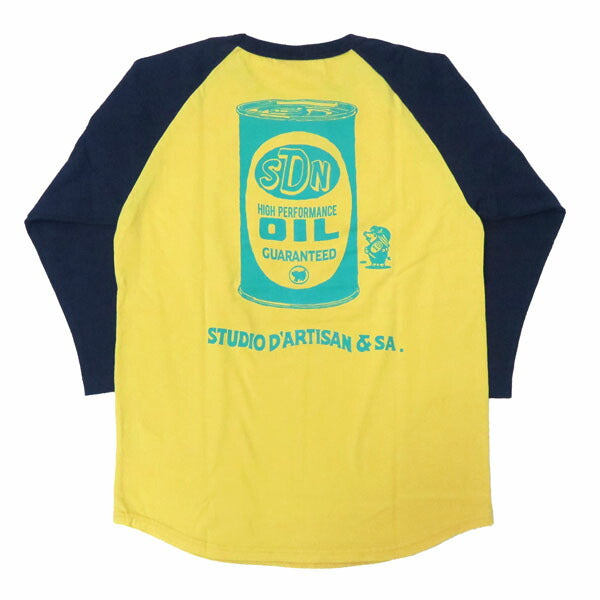 ダルチザンステュディオ・ダ・ルチザンSTUDIOD'ARTISANラグラン7分袖Ｔシャツ8206B【2025年秋冬新作】