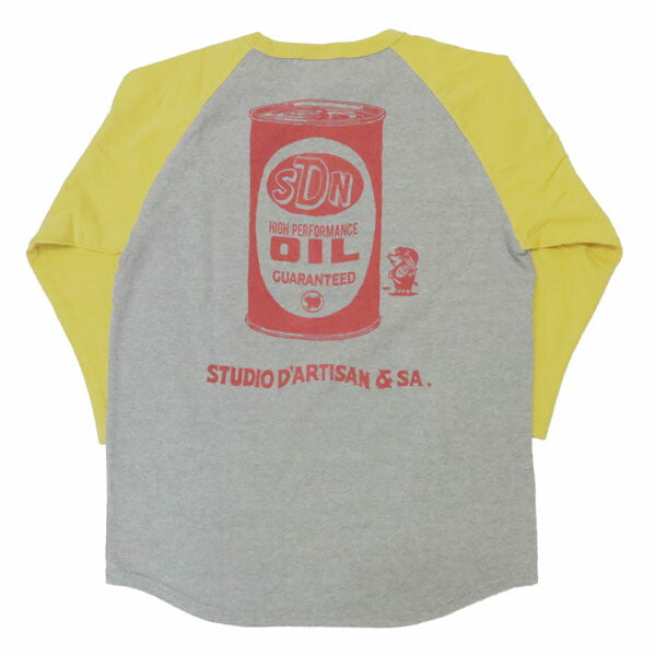 ダルチザンステュディオ・ダ・ルチザンSTUDIOD'ARTISANラグラン7分袖Ｔシャツ8206B【2025年秋冬新作】