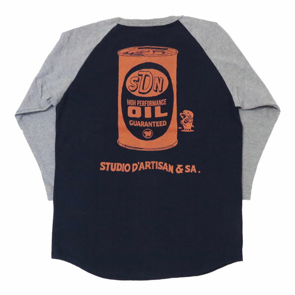 ダルチザンステュディオ・ダ・ルチザンSTUDIOD'ARTISANラグラン7分袖Ｔシャツ8206B【2025年秋冬新作】