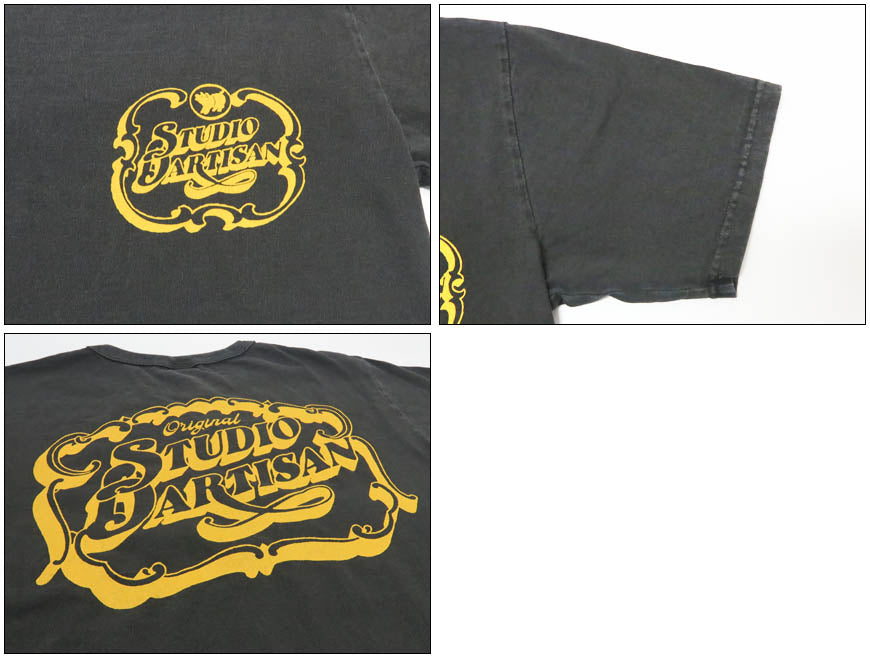 ダルチザン ステュディオ・ダ・ルチザン STUDIO D'ARTISAN ピグメントプリントTシャツ USAコットン 8207A【2026年春夏新作】