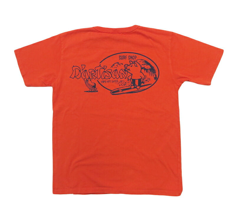 ダルチザン ステュディオ・ダ・ルチザン STUDIO D'ARTISAN USAコットンプリントTシャツ