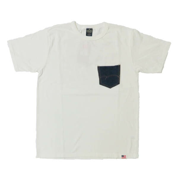ダルチザン ステュディオ・ダ・ルチザン STUDIO D'ARTISAN 半袖 Tシャツ デニムポケットT 背面ロゴ 8214A【2026年春夏新作】