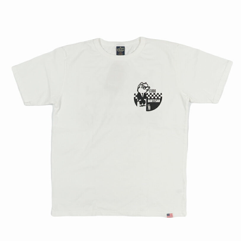 ダルチザン ステュディオ・ダ・ルチザン STUDIO D'ARTISAN プリントTシャツ  USAコットン "2PIG" 8234A【2026年春夏新作】