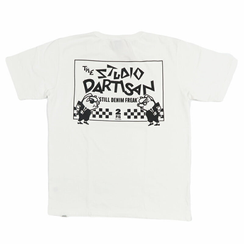 ダルチザン ステュディオ・ダ・ルチザン STUDIO D'ARTISAN プリントTシャツ  USAコットン
