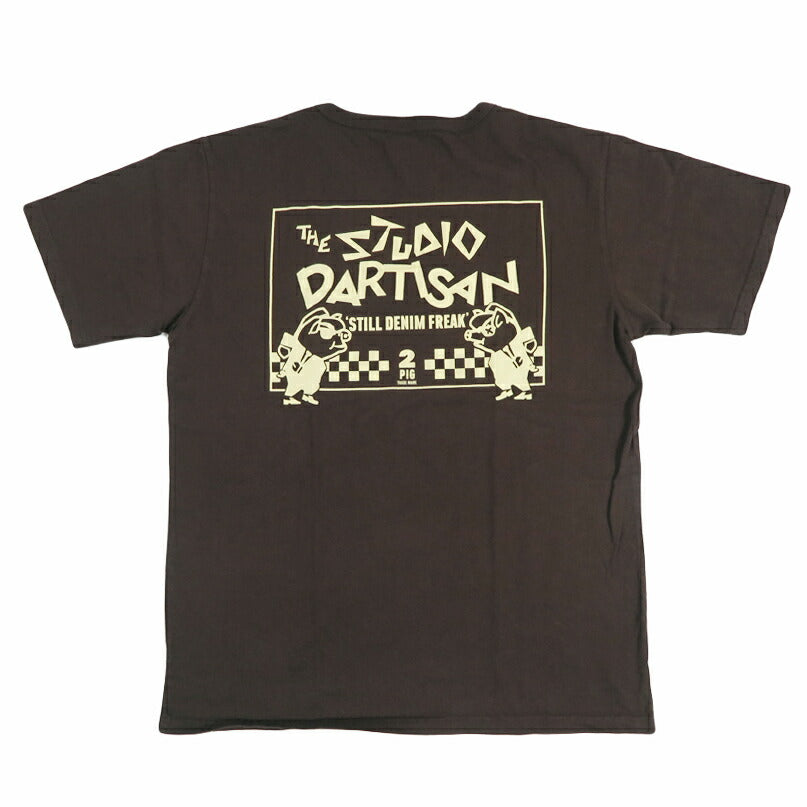 ダルチザン ステュディオ・ダ・ルチザン STUDIO D'ARTISAN プリントTシャツ  USAコットン