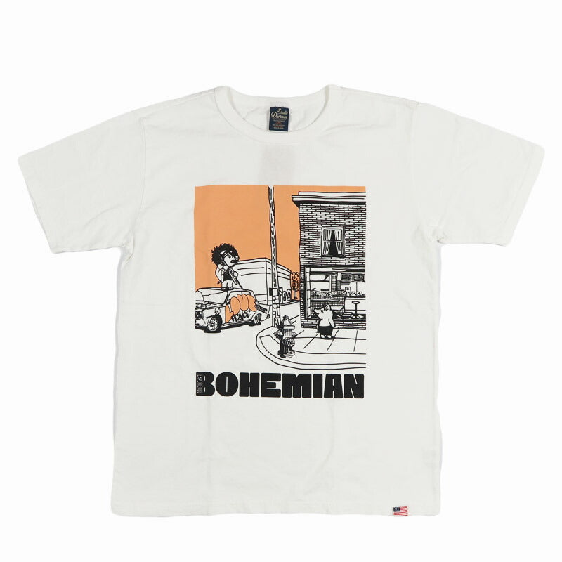 ダルチザン ステュディオ・ダ・ルチザン STUDIO D'ARTISAN プリントTシャツ  USAコットン