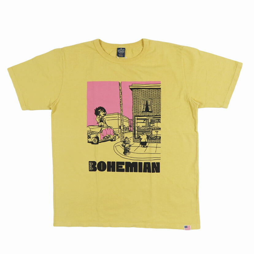 ダルチザン ステュディオ・ダ・ルチザン STUDIO D'ARTISAN プリントTシャツ  USAコットン "BOHEMIAN" 8234B【2026年春夏新作】