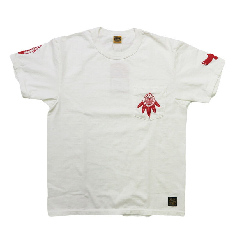 デラックスウェア DELUXEWARE 半袖 Ｔシャツ NATIVE MAZE 厚手 10.5oz吊天竺 ユニオンスペシャル SDTS-2602【2026年春夏新作】