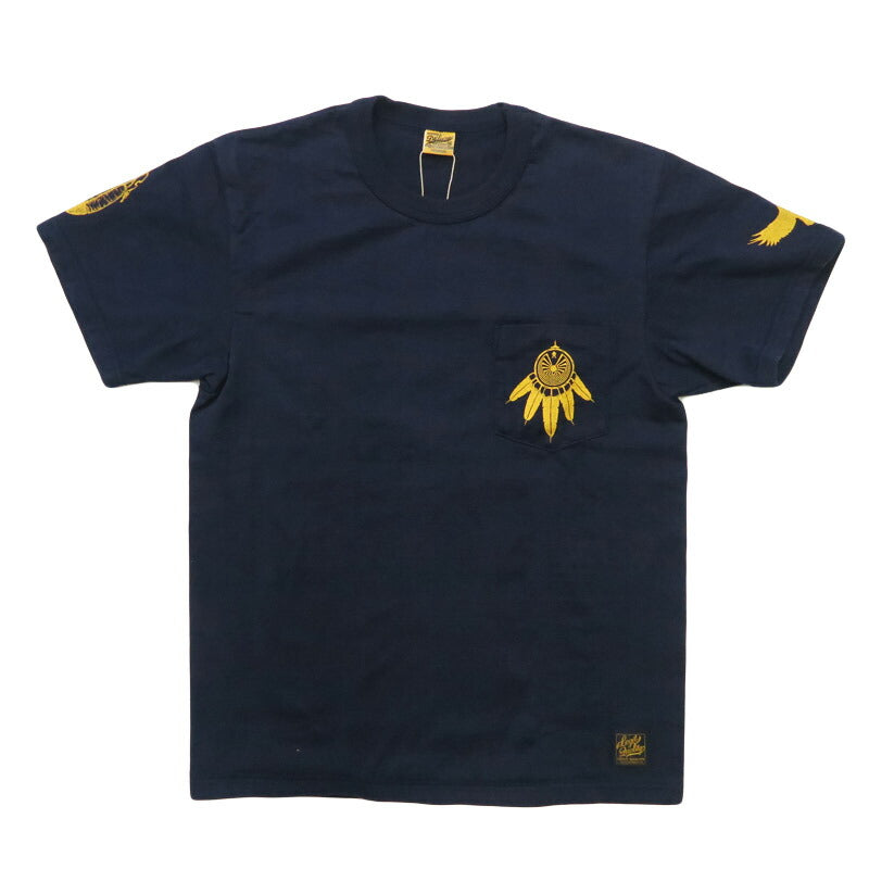 デラックスウェア DELUXEWARE 半袖 Ｔシャツ NATIVE MAZE 厚手 10.5oz吊天竺 ユニオンスペシャル SDTS-2602【2026年春夏新作】