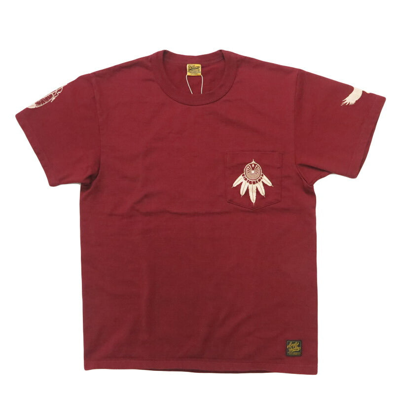 デラックスウェア DELUXEWARE 半袖 Ｔシャツ NATIVE MAZE 厚手 10.5oz吊天竺 ユニオンスペシャル SDTS-2602【2026年春夏新作】