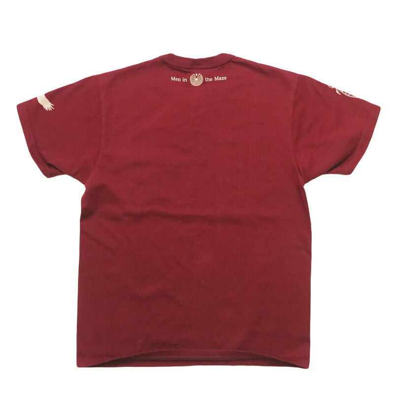 デラックスウェア DELUXEWARE 半袖 Ｔシャツ NATIVE MAZE 厚手 10.5oz吊天竺 ユニオンスペシャル SDTS-2602【2026年春夏新作】