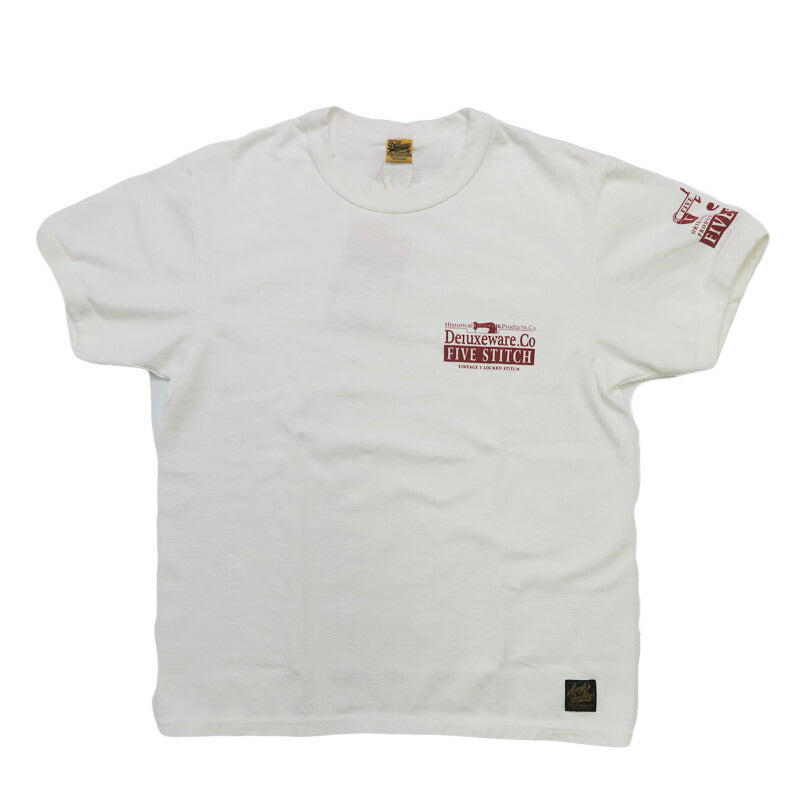 デラックスウェア DELUXEWARE 5NEEDLE SEWING 半袖 Ｔシャツ プリント 吊り編み ユニオンスペシャル SDTS-SW5【2026年春夏新作】