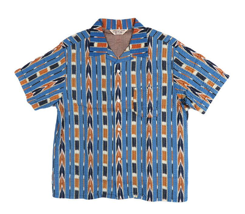 JELADO ジェラード 半袖 シアサッカー ウエストコースト シャツ 矢尻柄 S/S Westcoast Shirt SG21113 【2026年春夏新作】