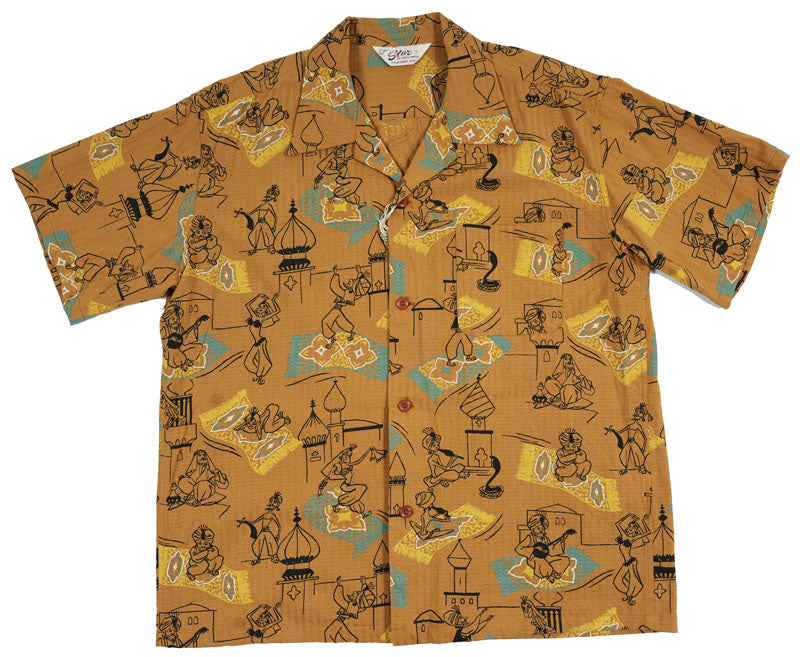 STAR OF HOLLYWOOD スターオブハリウッド 半袖 ドビーコットン オープンカラー シャツ 「MAGIC CARPET」アロハシャツ ハワイアンシャツ SH39716 【2026年春夏新作】