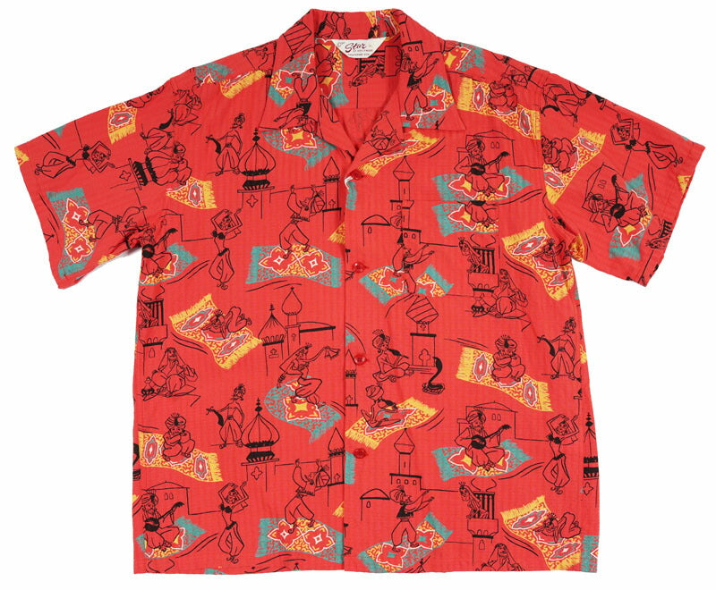 STAR OF HOLLYWOOD スターオブハリウッド 半袖 ドビーコットン オープンカラー シャツ 「MAGIC CARPET」アロハシャツ ハワイアンシャツ SH39716 【2026年春夏新作】