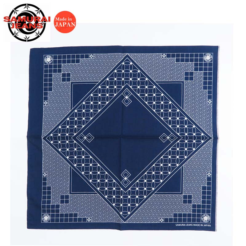 サムライジーンズ SAMURAI JEANS バンダナ インディゴ BANDANA  SJ-BANDANA-04【2026年春夏新作】