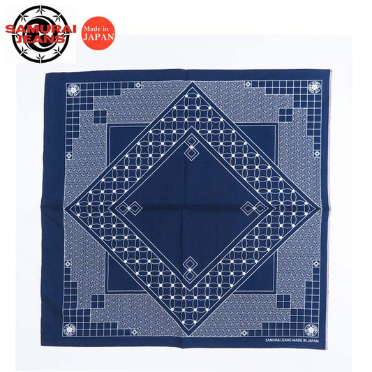 サムライジーンズ SAMURAI JEANS バンダナ インディゴ BANDANA  SJ-BANDANA-04【2026年春夏新作】