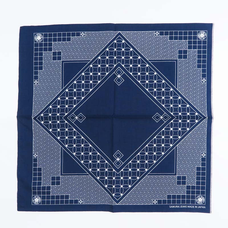 サムライジーンズ SAMURAI JEANS バンダナ インディゴ BANDANA  SJ-BANDANA-04【2026年春夏新作】
