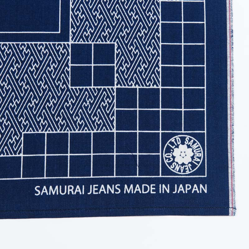 サムライジーンズ SAMURAI JEANS バンダナ インディゴ BANDANA  SJ-BANDANA-04【2026年春夏新作】