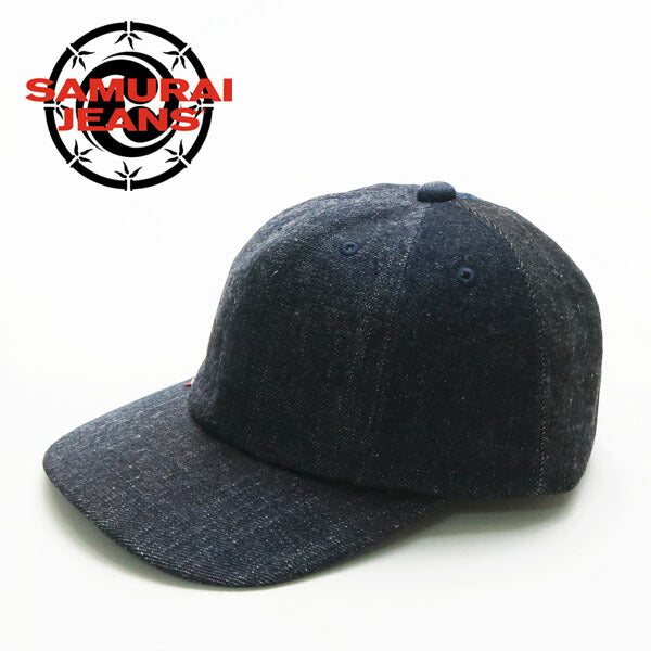 サムライジーンズSAMURAIJEANSデニムランダムベースボールキャップSJ101BC-RD