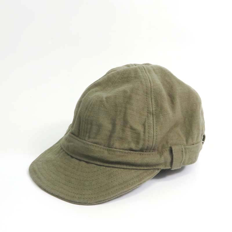 Samurai Jeans SAMURAI JEANS Gorra de Trabajo Back Satin 15oz Oliva SJ201WC-52BP