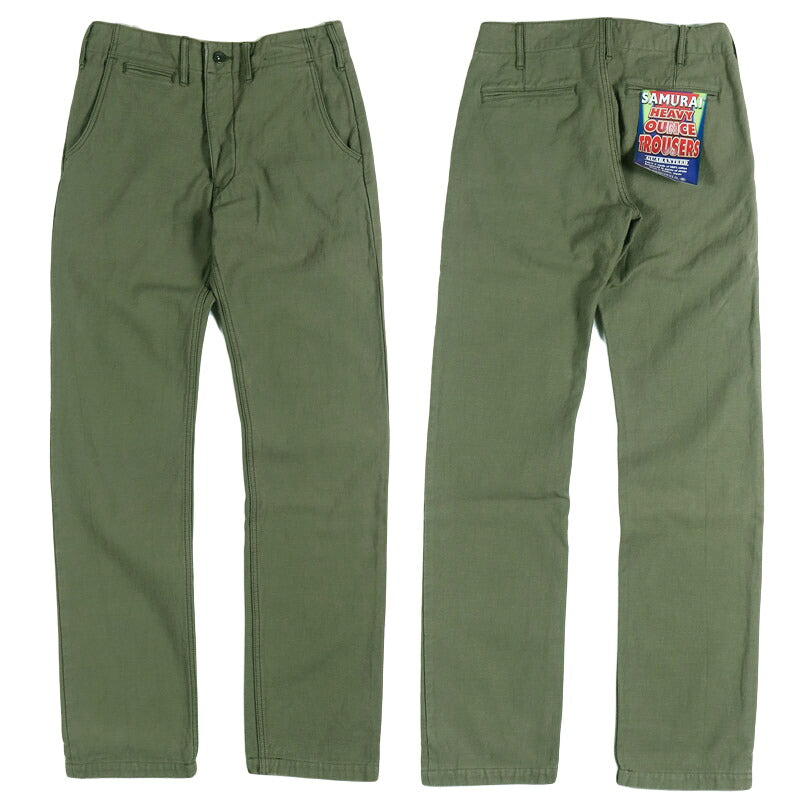 サムライジーンズ SAMURAI JEANS ヘビーバックサテントラウザーズ オリーブ SJ42BP 【2026年春夏新作】