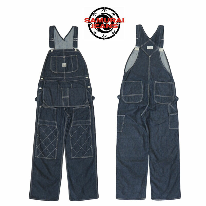 サムライジーンズ SAMURAI JEANS サムライコットンデニムオーバーオール 10oz SJOVAL-SC01 【2025年秋冬新作】