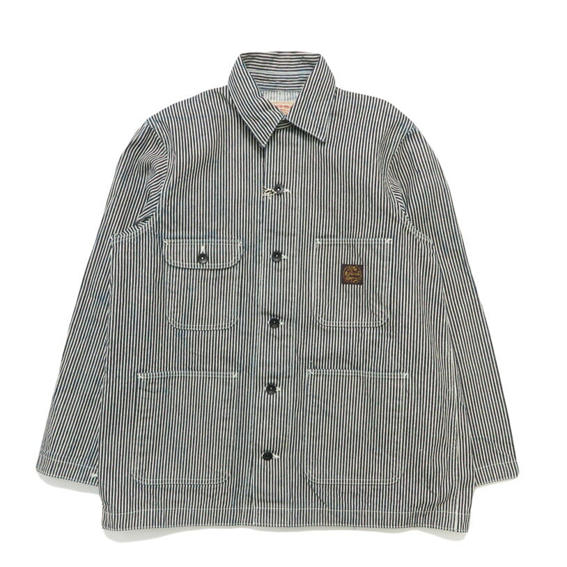 SUN SURF サンサーフ SAILOR MOKU PRODUCTS 12.5oz. HICKORY STRIPE WORK JACKET  ワークジャケット カバーオール SM15903 【2026年春夏新作】