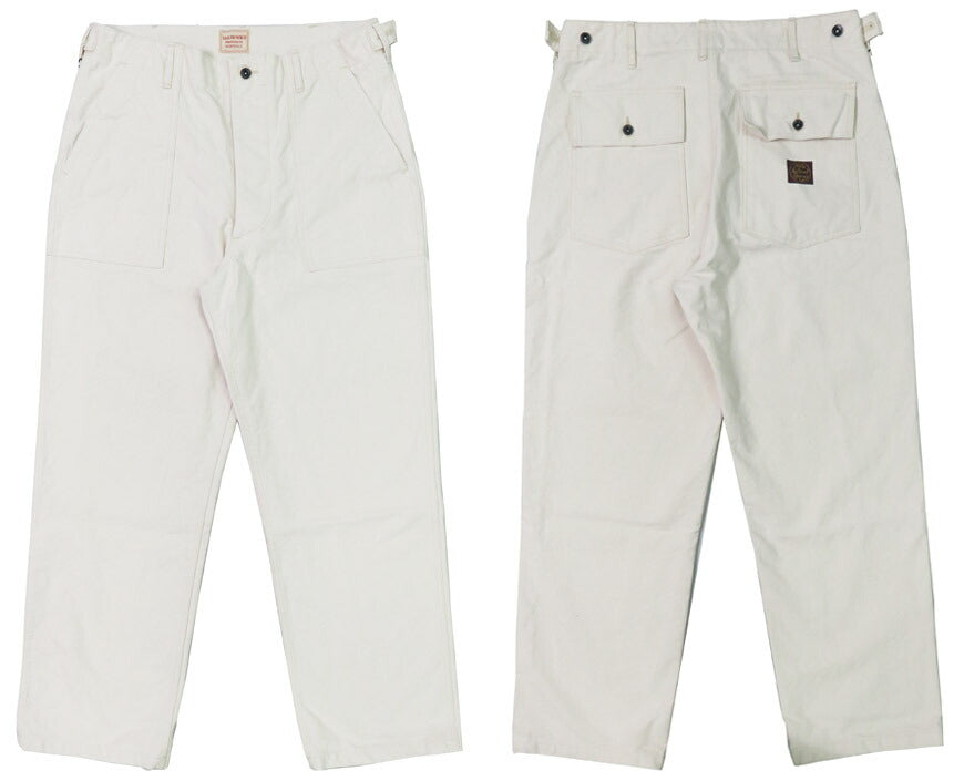 SUN SURF サンサーフ SAILOR MOKU PRODUCTS 10oz. コットンダック ホワイト ワークパンツ SM42524