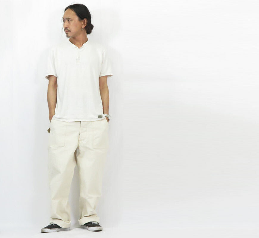 SUN SURF サンサーフ SAILOR MOKU PRODUCTS 10oz. コットンダック ホワイト ワークパンツ SM42524