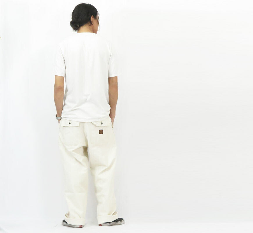 SUN SURF サンサーフ SAILOR MOKU PRODUCTS 10oz. コットンダック ホワイト ワークパンツ SM42524