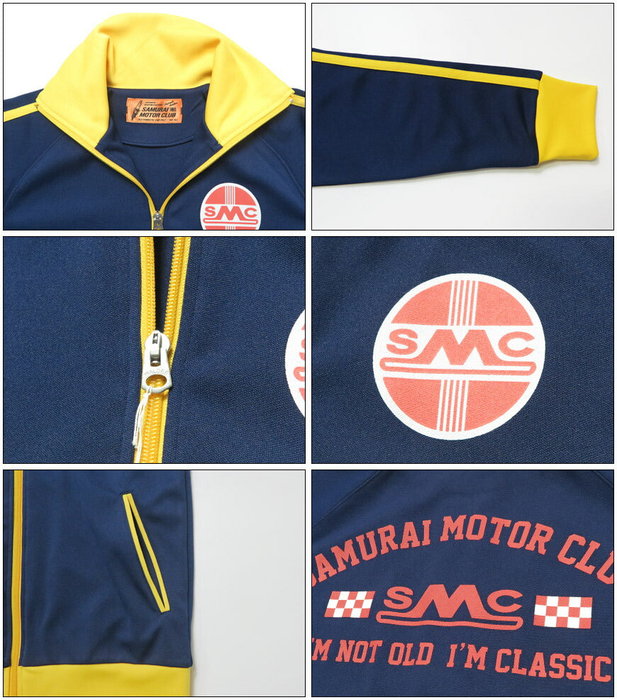 サムライジーンズSAMURAIJEANSプリントサムライモータークラブジャージ日本製SMJS25-101【2025年秋冬新作】
