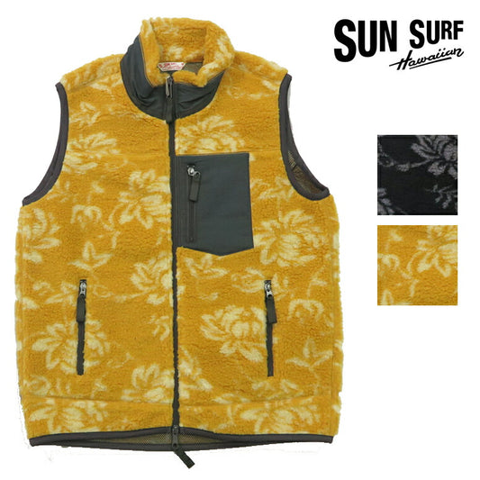 サンサーフ SUN SURF ボア ベスト ISLAND FLOWER SS15667